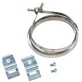 Brady Buckle Bracket Assembly Kit, Steel