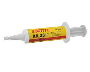 Loctite 331 One-Part Acrylic Adhesive, 25 mL Syringe, Off-White