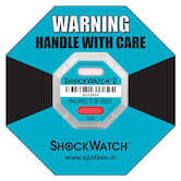 SpotSee ShockWatch 2 Impact Indicator, 10 G Range, Light Blue