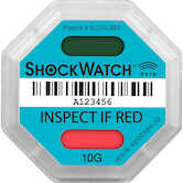 SpotSee ShockWatch RFID Impact Indicator, 10 G Range, Light Blue