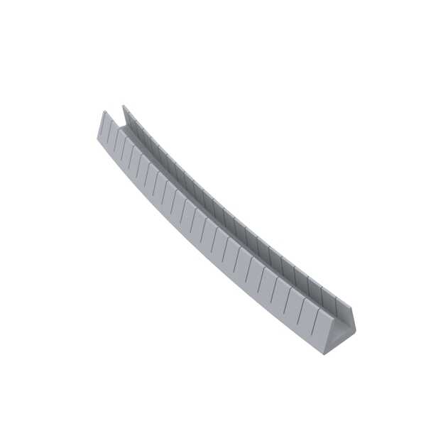 Hardware Specialty Richco Grommet Strip, Serrated, .026 .136" Panel
