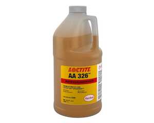 Loctite 326 One-Part Acrylic Adhesive, 1 L Bottle, Amber