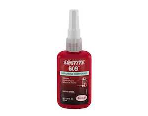 Loctite 609 Moderate Strength Retaining Compound, 50 mL Bottle, Green