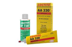 Loctite 330 One-Part Acrylic Adhesive, 250 mL Tube, Amber