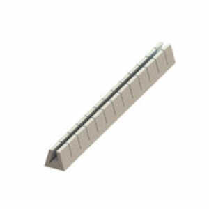 Richco Continuous Grommet Roll, Serrated, .037 - .071" Panel Thickness, Nylon, Natural, 100' Roll