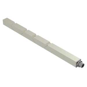 Calmark Series 265 Card-Lok, 4.80" L, Locking, Center Mounting Hole, with Captive Screw, Clear Chem Film