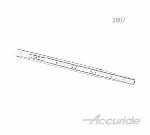 Accuride Light-Duty Low-Profile 10" Slide, Over-Travel for 1U-2U