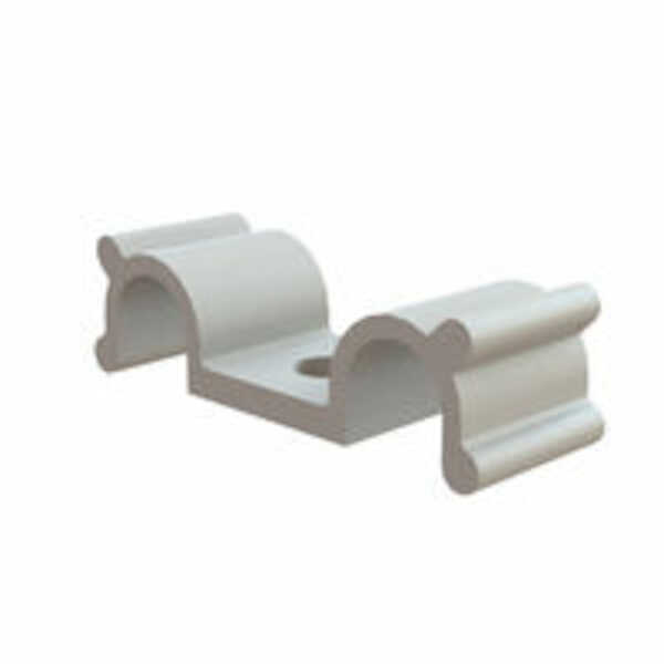 Hardware Specialty Essentra Screw Mount Cable Clip, .64" L, .25" Bundle Capacity, Nylon