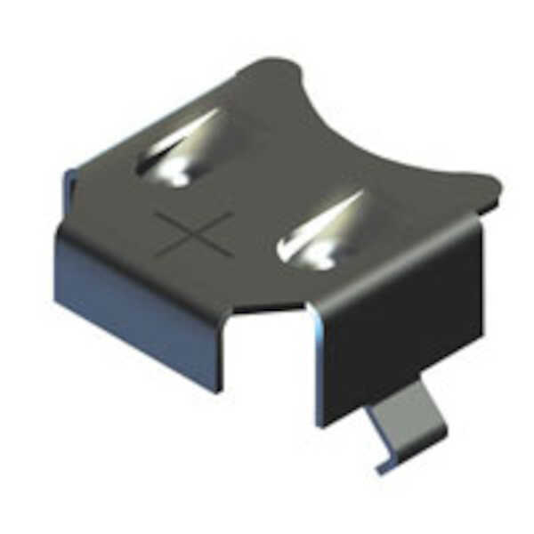 Hardware Specialty Keystone 5.8mm Coin Cell Retainer, Thru Hole