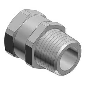 ABB 3/4" Liquid Tight Union, Steel, Electro Zinc Chromate Coating