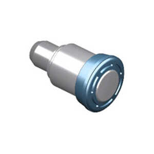 Southco Spring Loaded Plunger, Press-in, Miniature Size, without Hold-Open Feature, Steel, Blue Knob