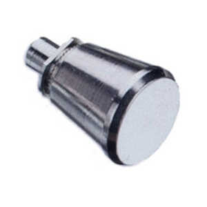Southco Spring Loaded Plunger, Thread-in, Small Size, without Hold-Open Feature, Steel, Bright Knob