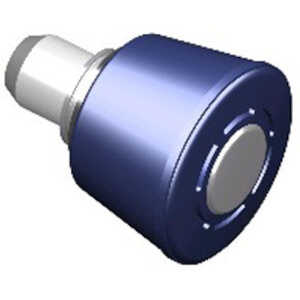 Southco Spring Loaded Plunger, Press-in, Large Size, without Hold-Open Feature, Steel, Purple Knob