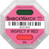 SpotSee ShockWatch RFID Impact Indicator, 5 G Range, Pink