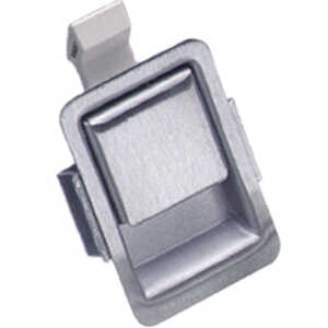 Southco Push-to-Close Latch, Small, 12.3-13.1mm (.48-.52") Grip, Stainless Steel, Brushed Finish