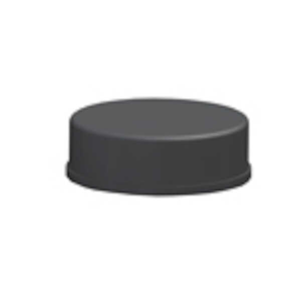 Hardware Specialty Keystone Flat Bumper, AdhesiveBacked, .375" Dia., .125" H, Black, 300/Pack