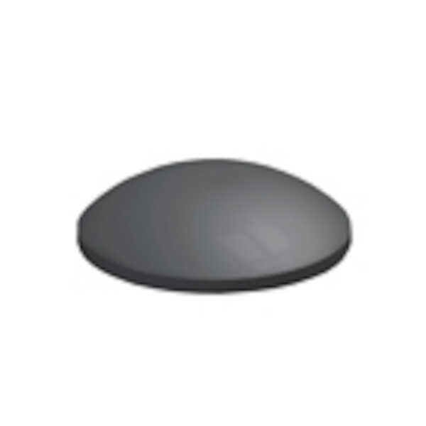 Hardware Specialty Keystone Domed Bumper, AdhesiveBacked, .335" Dia., .085" H, Black, 450/Pack