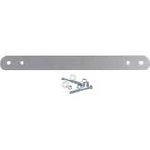 Brady Fence Sign Support Bracket & Hardware, 17" H x .08" D, Aluminum, Green