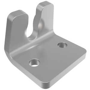 Southco Under-Center Draw Latch Keeper, Steel, Zinc Plate, Bright Chromate