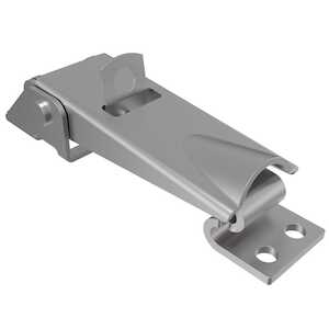 Southco Under-Center Draw Latch, Large, Stainless Steel, Natural
