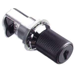 Southco Push-to-Close Latch, Small, Key Locking, Zinc Alloy, Powder Coat, Black