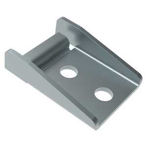 Southco Over-Center Draw Latch, Small, Concealed Keeper (2 Hole Mount), Steel, Zinc Plate, Bright Chromate