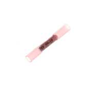 Sta-Kon Heat Shrinkable Butt Splice, 1.50" L, .25" W, Wire Range 22-18 AWG, Red, Copper, Tin Plate, 50 Pack