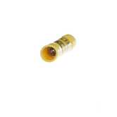 Sta-Kon Expanded Vinyl Insulated Butt Splice, 1.31" L, .31" W, Wire Range 12-10 AWG, Yellow, Copper, Tin Plate, 500 Pack