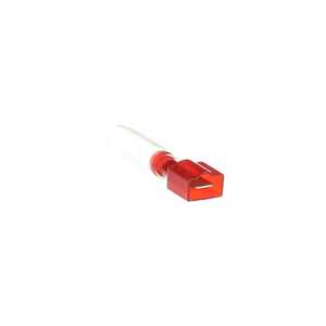 Sta-Kon Heat-Shrinkable Fully Insulated Male Tab, Length 1.80", Maximum Insulation .170", Tab Size .250" x .032", Wire Range 22-18 AWG, Red, Copper, Tin Plate, 25 Pack