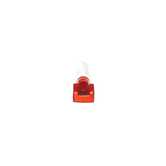 Sta-Kon Heat-Shrinkable Fully Insulated Male Tab, Length 1.80", Maximum Insulation .170", Tab Size .250" x .032", Wire Range 22-18 AWG, Red, Copper, Tin Plate, 25 Pack