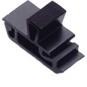 Southco Push-to-Close Slide Latch, Snap-in, Small, 1.2mm (.05") Panel Thickness, ABS, Black