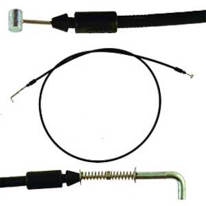 Southco Rotary System Jacketed Cable with End Coupling Retainers, Stainless Steel