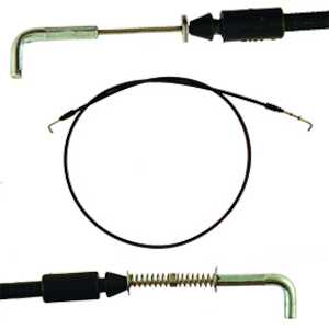 Southco Rotary System Jacketed Cable with End Coupling Retainers, Stainless Steel