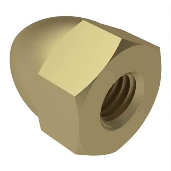 Hardware Specialty 1032 High Crown Acorn Capnut, 3/8" W X 33/64" H