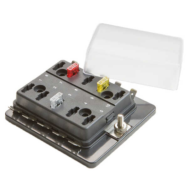 Hardware Specialty OptiFuse MINI Blade Fuse Block, 10 Pole