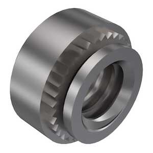 Captive Fastener Self-Clinching Nut, 1/2-13 x 2, Stainless Steel, Passivated