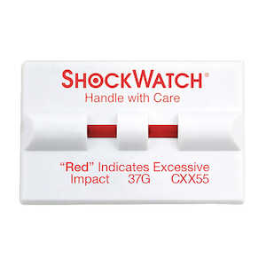 SpotSee ShockWatch Double Tube Clip CXX55, 37 G Range, White