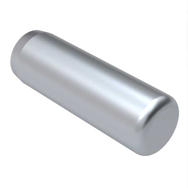 Hardware Specialty 1/16" X 1" Long Dowel Pin, Steel, Zinc Clear