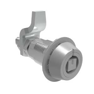 Southco Vise Action Compression Latch, Railway Standard, Zinc Alloy, Powder Coat, Silver, Offset Cam