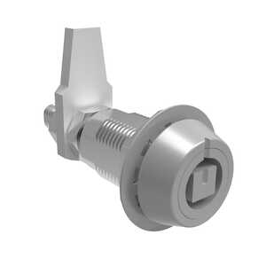 Southco Vise Action Compression Latch, Railway Standard, Zinc Alloy, Powder Coat, Silver, Straight Cam
