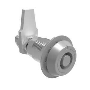 Southco Vise Action Compression Latch, Southco Tubular Key, Zinc Alloy, Powder Coat, Silver