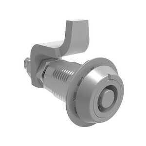 Southco Vise Action Compression Latch, Southco Tubular Key, Zinc Alloy, Powder Coat, Silver