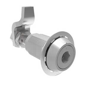 Southco Vise Action Compression Latch, Small Size, 4mm Hex Recess, Zinc Alloy, Chrome-Plated, Silver