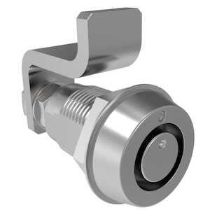 Southco Vise Action Compression Latch, Small Size, Southco Tubular Key, Zinc Alloy, Chrome Plated, Bright