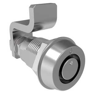 Southco Vise Action Compression Latch, Small Size, Southco Tubular Key, Zinc Alloy, Chrome Plated, Bright