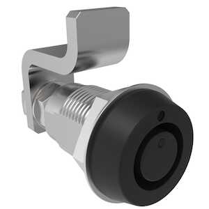Southco Vise Action Compression Latch, Small Size, Southco Tubular Key, Zinc Alloy, Powder Coat, Black