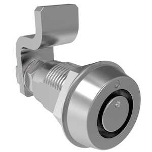Southco Vise Action Compression Latch, Small Size, Southco Tubular Key, Zinc Alloy, Chrome Plated, Bright