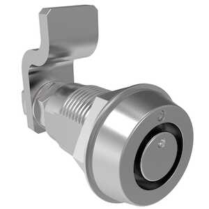 Southco Vise Action Compression Latch, Small Size, Southco Tubular Key, Zinc Alloy, Chrome Plated, Bright
