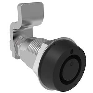 Southco Vise Action Compression Latch, Small Size, Southco Tubular Key, Zinc Alloy, Powder Coat, Black