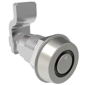 Southco Vise Action Compression Latch, Small Size, Southco Tubular Key, Stainless Steel, Electropolished